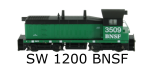 SW 1200 BNSF 3509